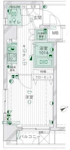 パークウェル湯島の間取り