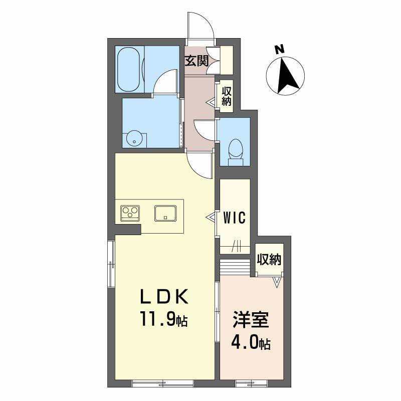 シャーメゾンクオレールの間取り
