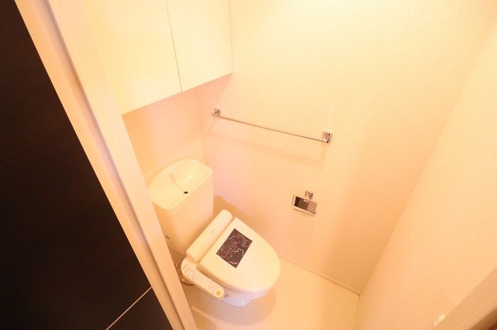 カメリア　Ｂ棟のトイレ|落ち着いたトイレです