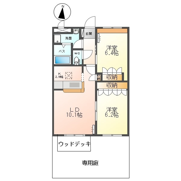 レジデンス壱番館の間取り