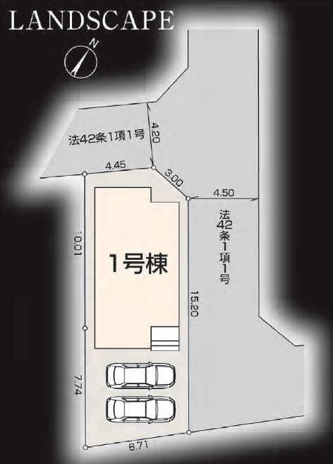 《仲介手数料半額》川越寺尾第六の区画図