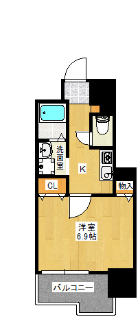 SWISS難波西の間取り
