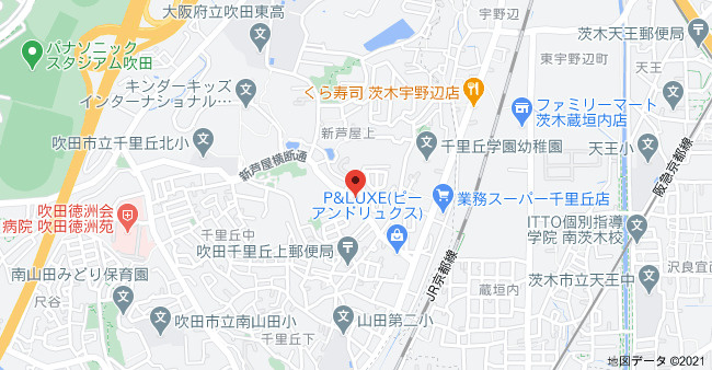 ライオンズマンション千里丘の地図