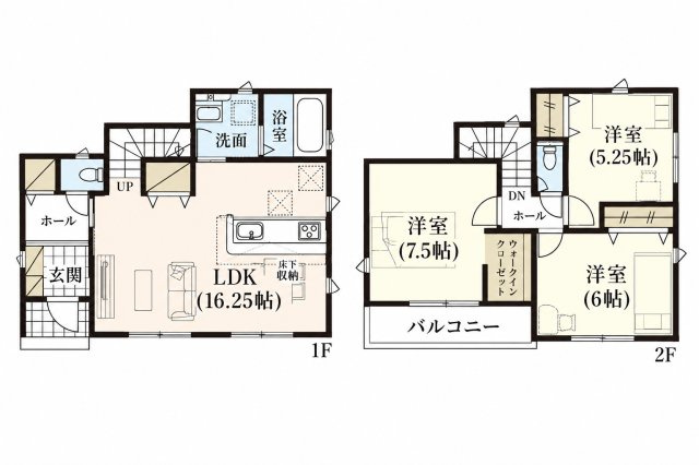 流山市向小金8期の間取り