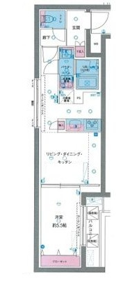 GENOVIA東向島skygardenの間取り|間取りです。