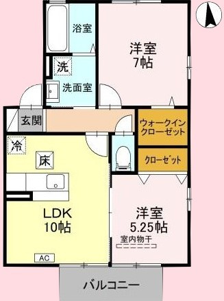 リビングタウン西大宮　Ⅲの間取り