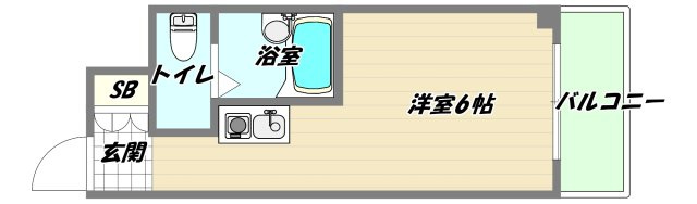大阪市淀川区宮原２丁目の賃貸マンションの間取り