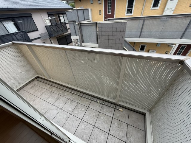 シャーメゾン八多A棟のバルコニー