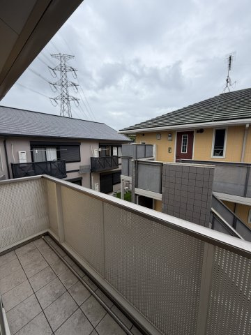シャーメゾン八多A棟のバルコニー