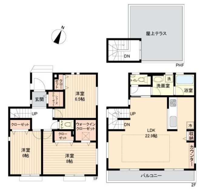 草加市青柳7丁目 中古戸建の間取り