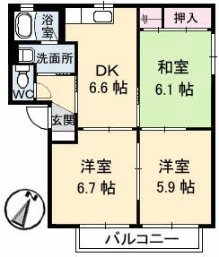 【間取り】 | ファミール牟礼