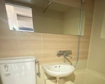 稲城市東長沼の賃貸マンションの洗面所