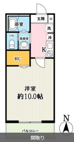仲介手数料（賃料の1.10ヵ月）の50％OFF対象物件！の間取り