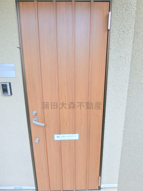 リエゾン池上の玄関