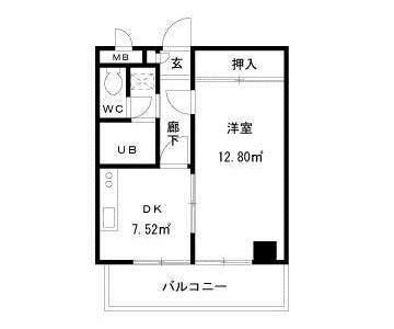 シャルマンヒロの間取り
