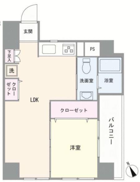 光建ハイムブリリアンス上池袋の間取り
