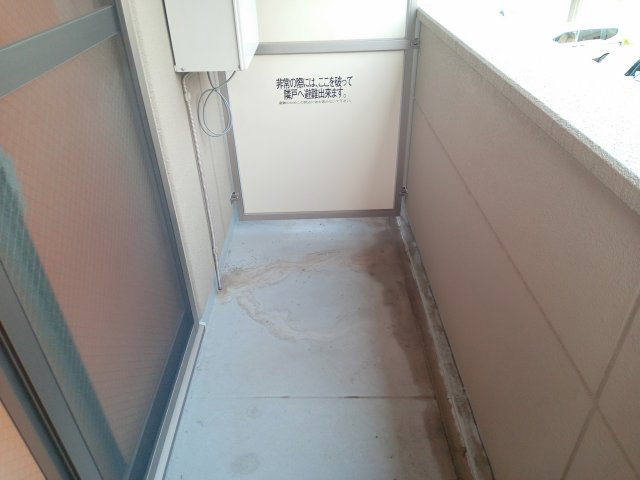 川崎市多摩区登戸の賃貸マンションのバルコニー