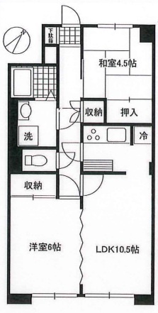 湯島ハイタウンB棟の間取り