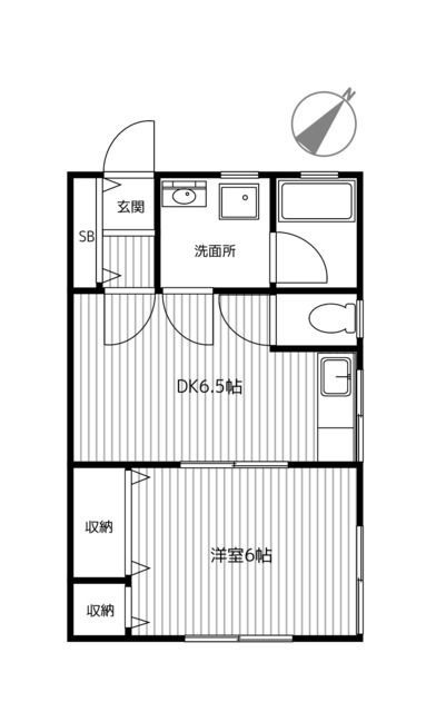 フルーツ共和国の間取り