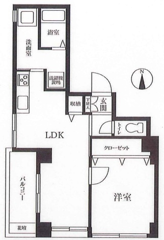 ビスタ竹早の間取り