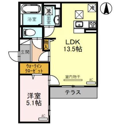 TMK西北の間取り