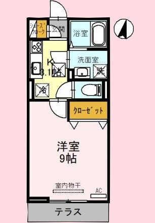 クレール西大宮の間取り