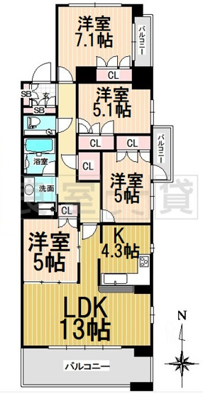 【間取り】 | meLiV上前津