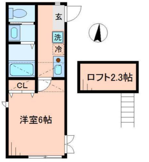 エアプレイス中板橋の間取り