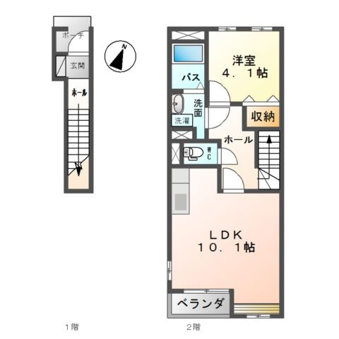 Prendre（プランドール）の間取り