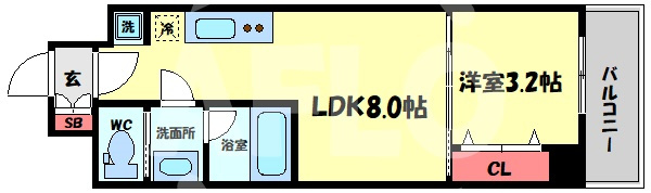 ブエナビスタ西天満の間取り|ブエナビスタ西天満　間取り
