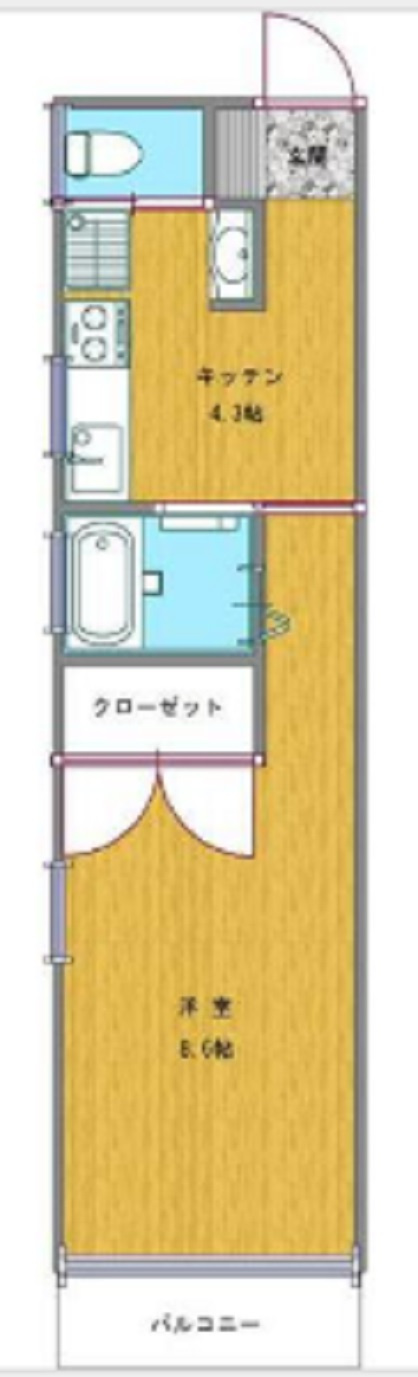 ハイメゾンA1の間取り|間取り