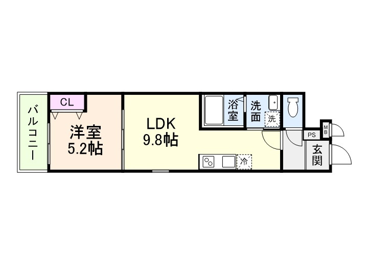 CHARME PARKSIDE Ⅰの間取り