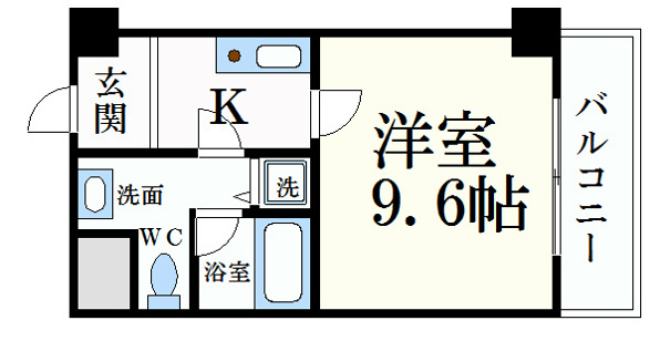 広めの単身マンション