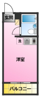 オリエンタル新丸子Ⅲの間取り|オートロック付きRCマンション♪