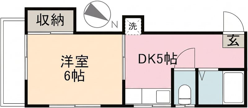 ルポーゼサカイ の間取り