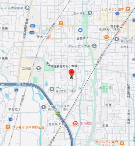 メゾンブランの地図