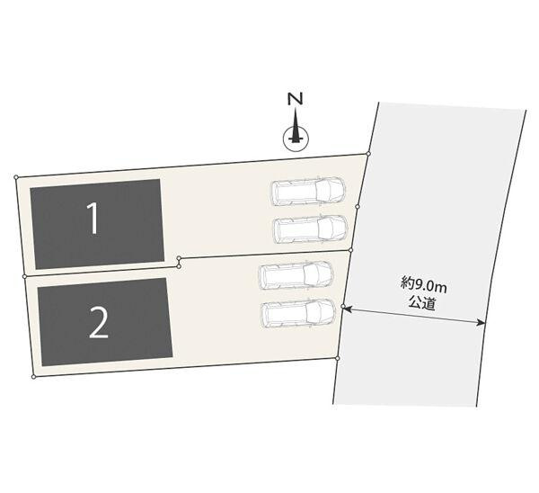 阿久和東一丁目新築戸建　ZEH水準住宅　充実の設備仕様の区画図