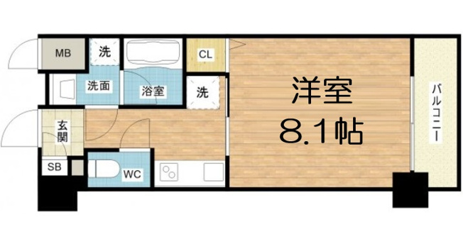 【間取り】 | エグゼ大阪ドームⅡ