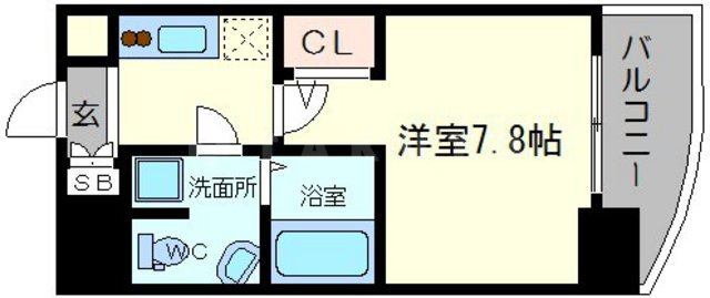 ラシーヌ日本橋の間取り|ラシーヌ日本橋　開放感ある間取り