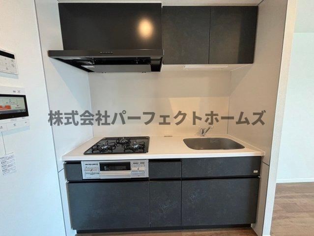ハウスゲートビルのキッチン|コンパクトなキッチンで掃除もラクラク