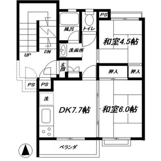【間取り】 | 東急市が尾ドエリングＤ棟