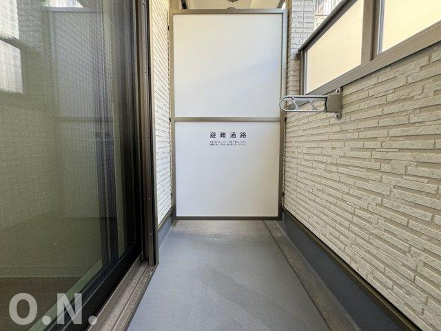 クレアール西今川のバルコニー