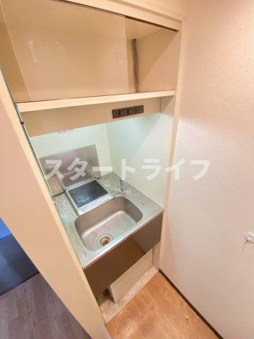 大阪市東淀川区東中島２丁目の賃貸マンションのキッチン