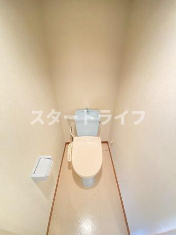 大阪市東淀川区東中島２丁目の賃貸マンションのトイレ