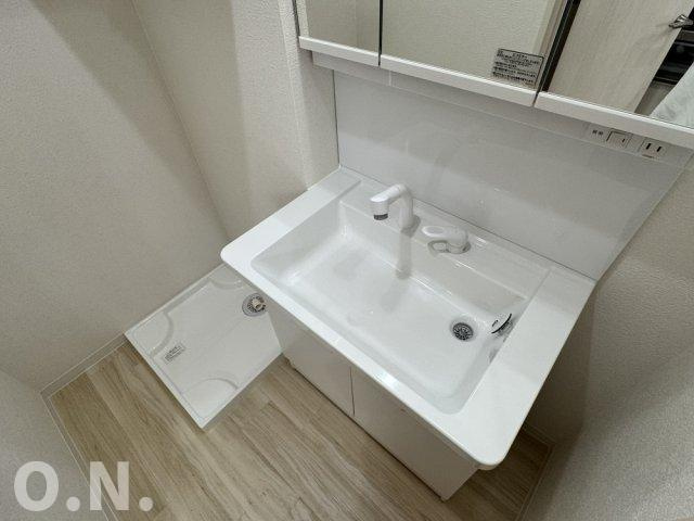 クレアール西今川の洗面所