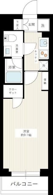 スカイコートパレス小竹向原の間取り