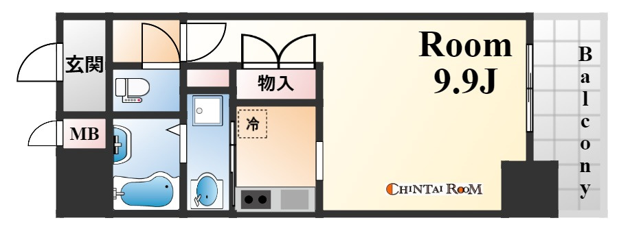 エスライズ新神戸の間取り