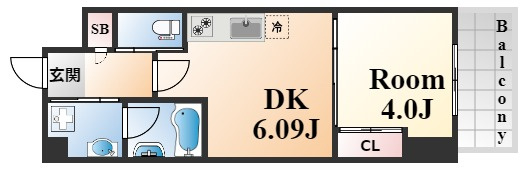 プレジオ日暮通の間取り
