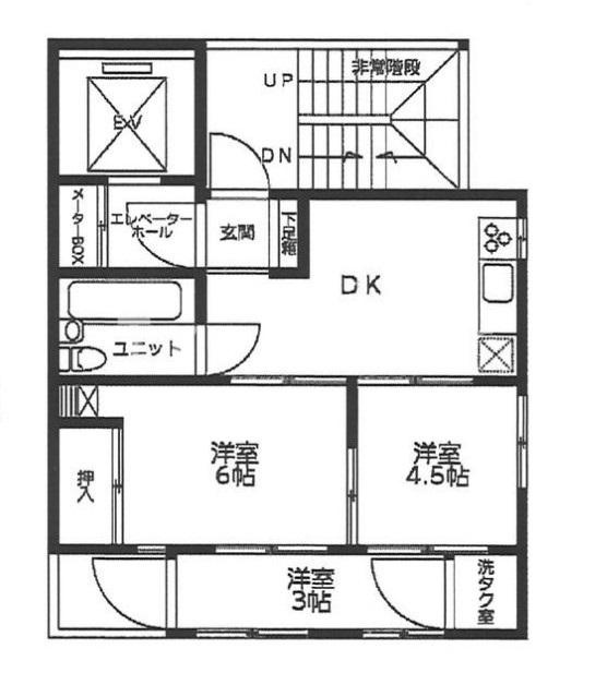 バッカス大塚の間取り