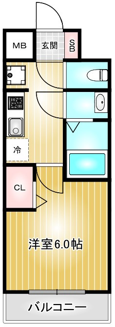プレサンスTHE大須観音｜名古屋市の賃貸ならMy賃貸の間取り|プレサンスTHE大須観音